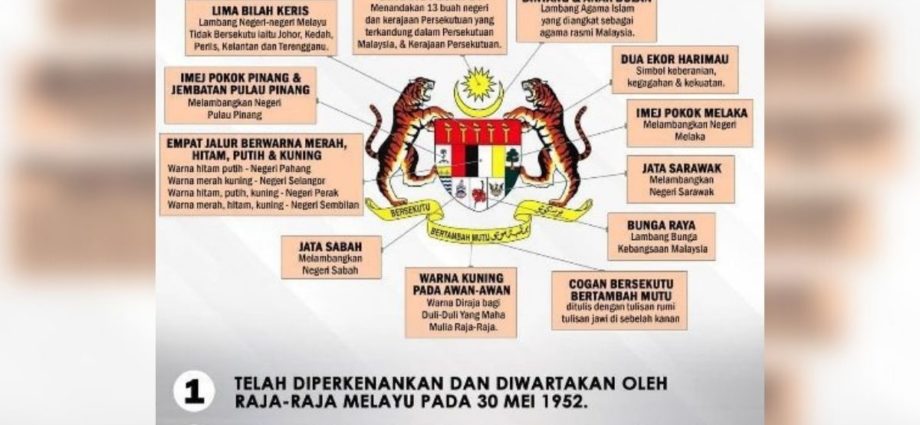 Kronologi dan Sejarah Jata Negara Malaysia Perlu Dipertahankan