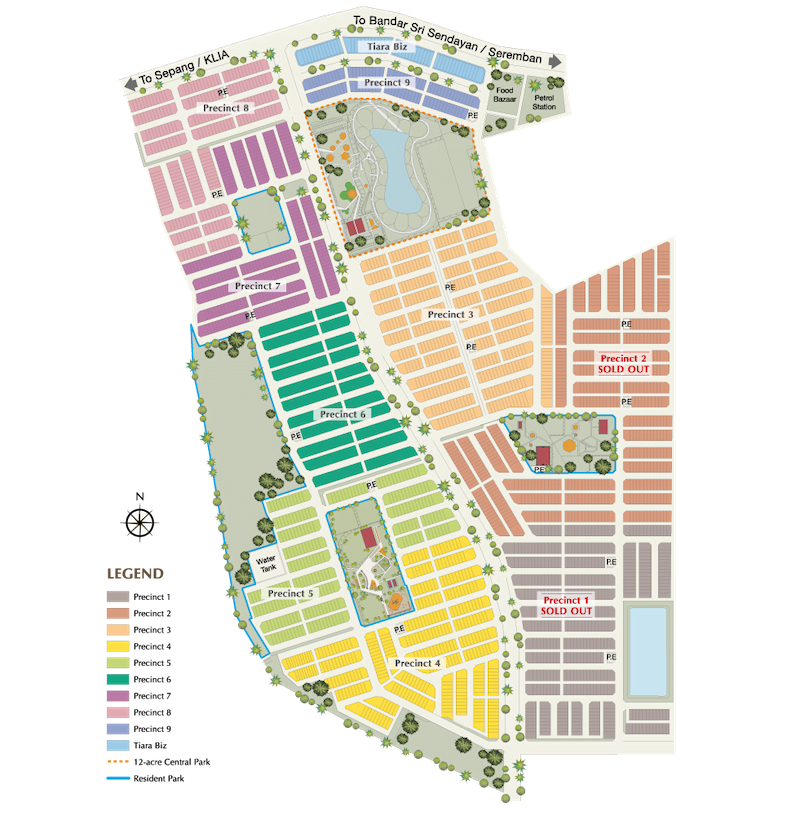 masterplanTiaraSendayan